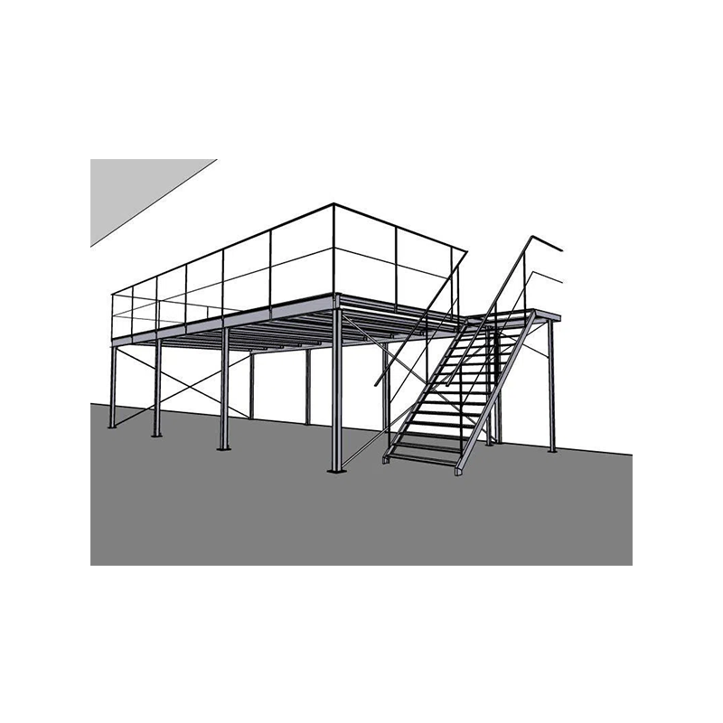 Stalen structuurplatformvloer