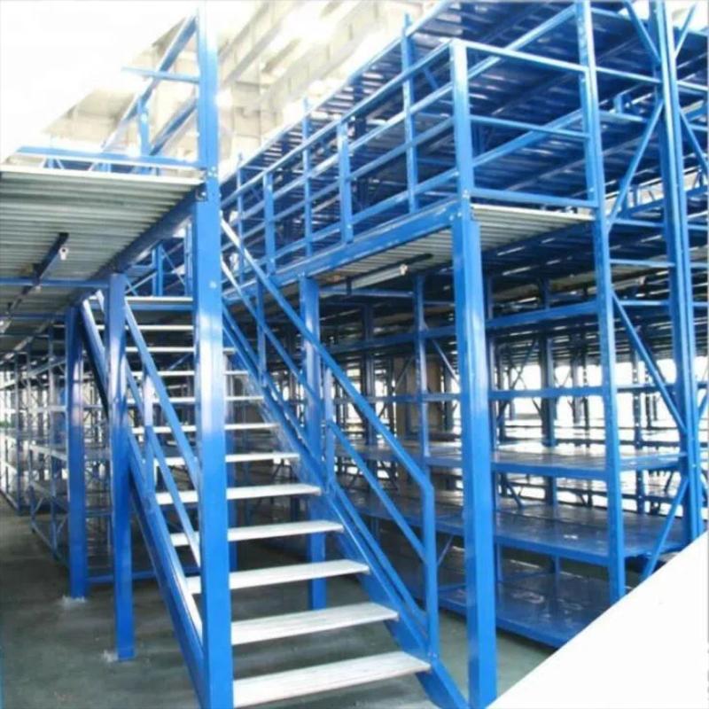 Stalen structuur mezzanine rek