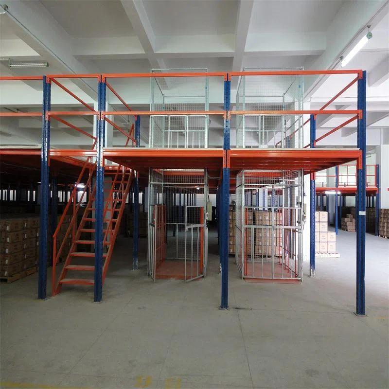 Stalen structuur mezzanine rek