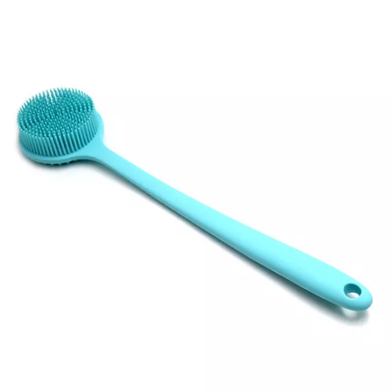 Custom Acceptable Long Silicone Shower Back Scrub Bath