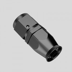 Aluminium Ptfe Swivel Slang Eindfittingen Een vrouwelijk rechte