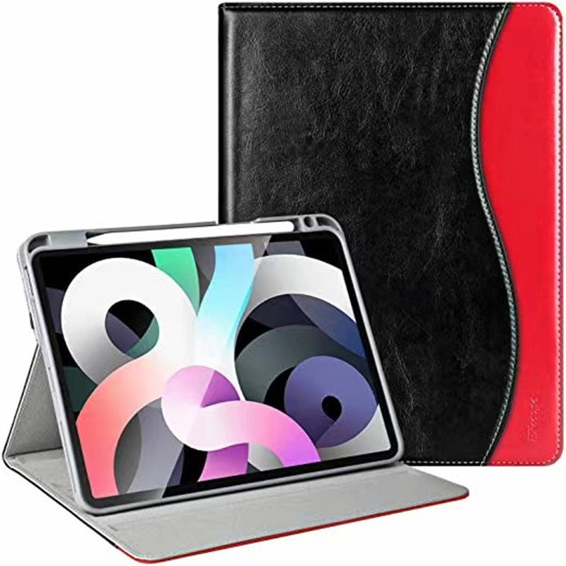 Nieuwe iPadcase All Inclusive Protective Case Multigle Display Functionele lederen kast