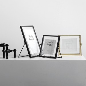 Metaal- en glazen frame