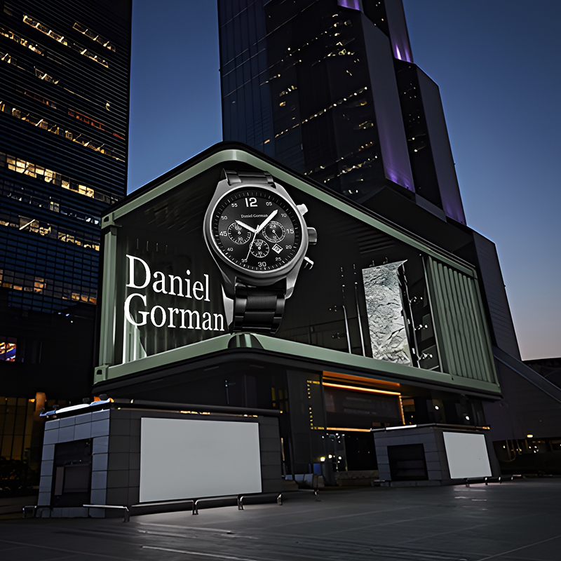 IWC NIEUW TOP GUN Naked Eye 3D Creative Outdoor Advertising gelanceerd