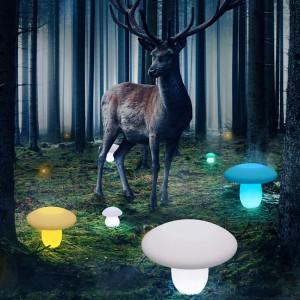 IP68 Waterdichte LED -landschapslichten voor outdoor decoratiion, RGB kleurverandering plastic buitentuin binnentuin achtertuin licht voor kerst, Thanksgiving feestelijke en feestdecoraties en hoteldecoratie