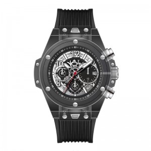 Daniel Gormanrm2209 Automatisch acryl transparant ontwerp Men \\\\ \'s Quartz Watch Waterdichte Men\'s Watch Business Watch Men \\\\\' s Watch