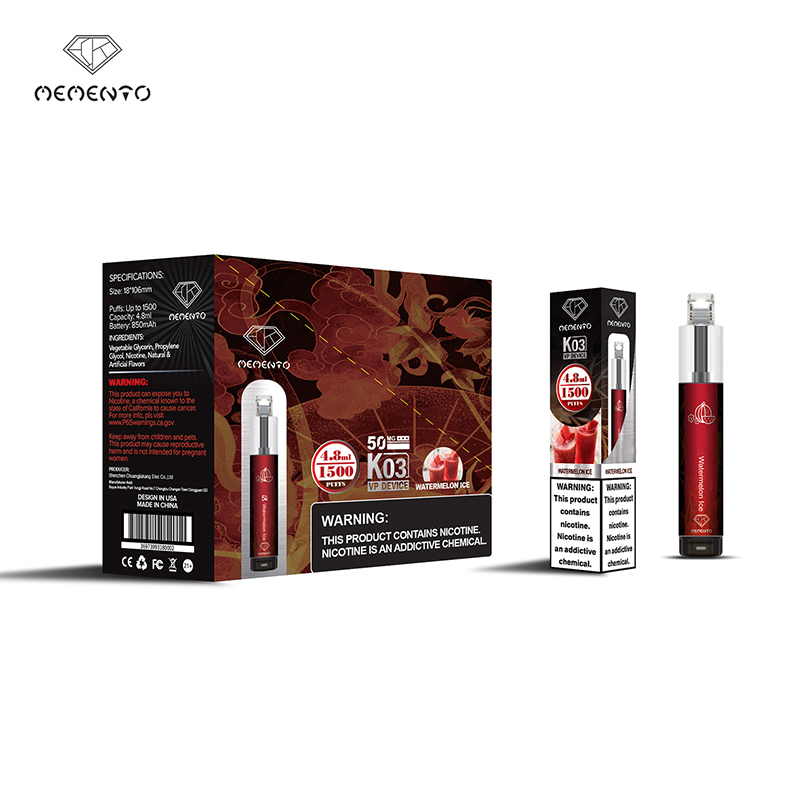 Beste vape disposable K03 1500puffs