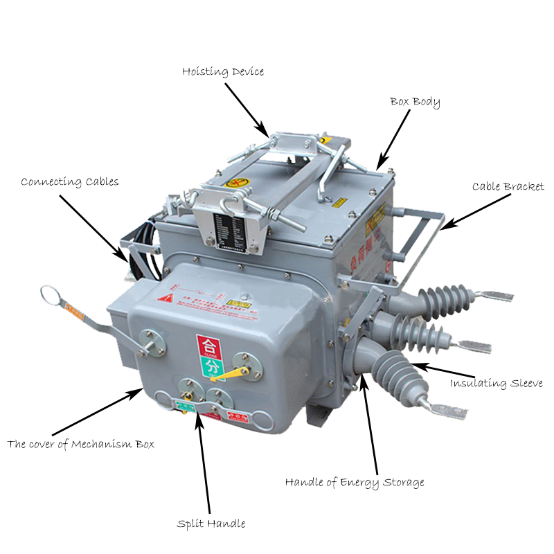 ZW20-12-serie Hoogspanning Outdoor Vacuümstroomonderbreker