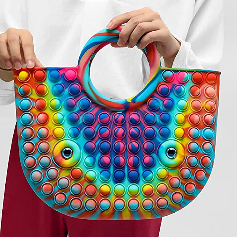 Siliconen bovenste handgreep Satchel schoudertaszakken