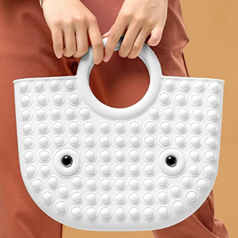 Siliconen bovenste handgreep Satchel schoudertaszakken
