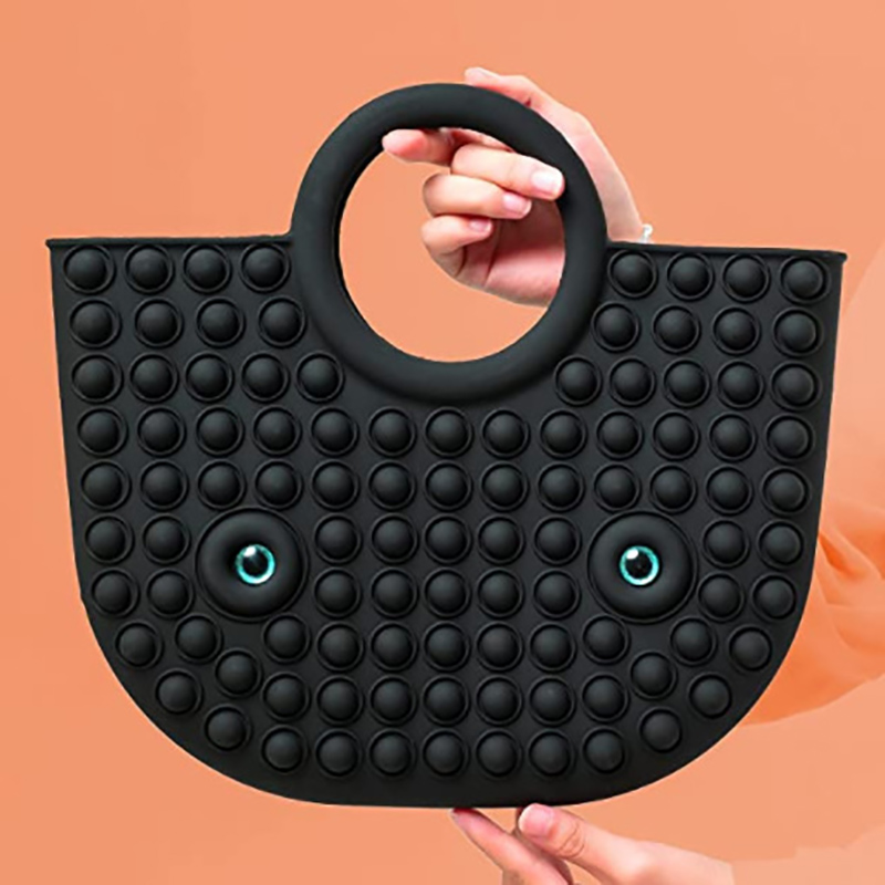 Siliconen bovenste handgreep Satchel schoudertaszakken