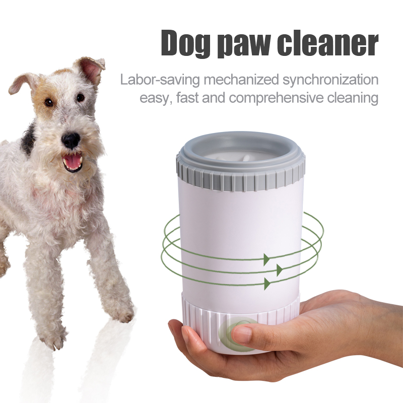 Draagbare hondenvoet wasmachine pootreiniger voor kleine en middelgrote honden met zachte siliconenharen
