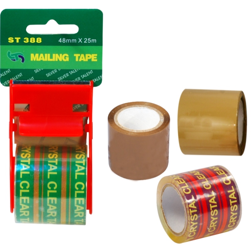 Aangepaste kristalheldere briefpapier Lijmverpakking Tape afdichtingstape