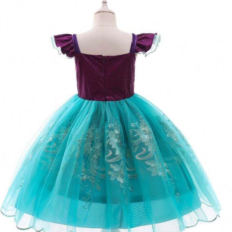 Mermaid zomer korte mouwen prinses kinderen \\ 's jurk kinderen \\' kledingmeisjes kleding d0684