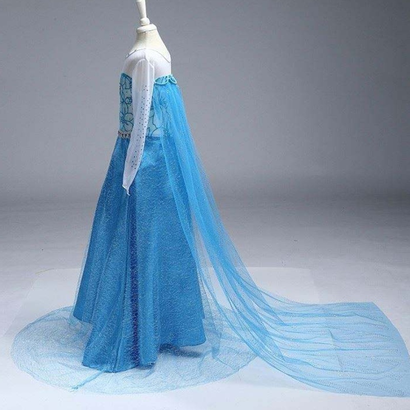Zomer korte mouwen prinseskinderen \\ 's jurk Children \\' kledingmeisjes kleding d0684