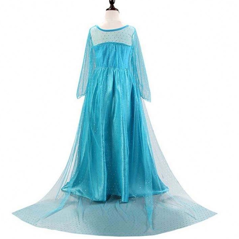 Children 's kerst verjaardagsfeestje prinses cosplay ellsa 2 meisjesjurk dghc-002
