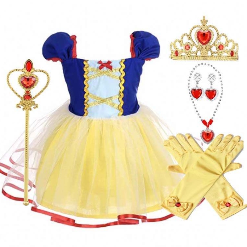 2022 Baby Little Toddler Girls Princess Sneeuwwitje Halloween Costuums Girls Dress HCSW-003