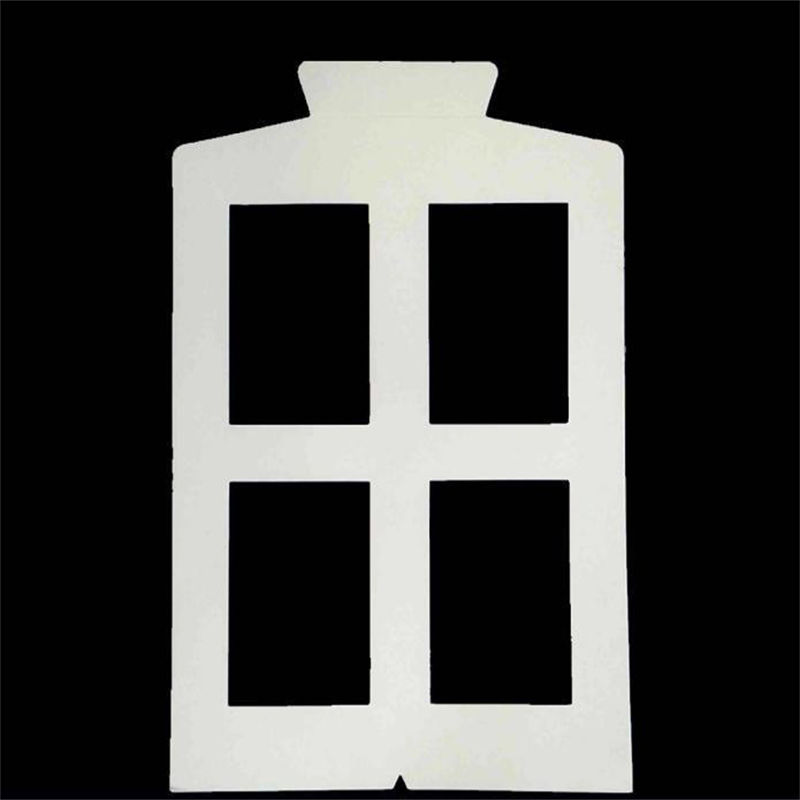 Hoogwaardige shirt voering fabriekspaperbord voor handtas \\\\ kleding \\\\ schoenen \\\\ accessoires pakket Paperbord aangepaste stoffen karton wikkel kraag strip papier aangepast