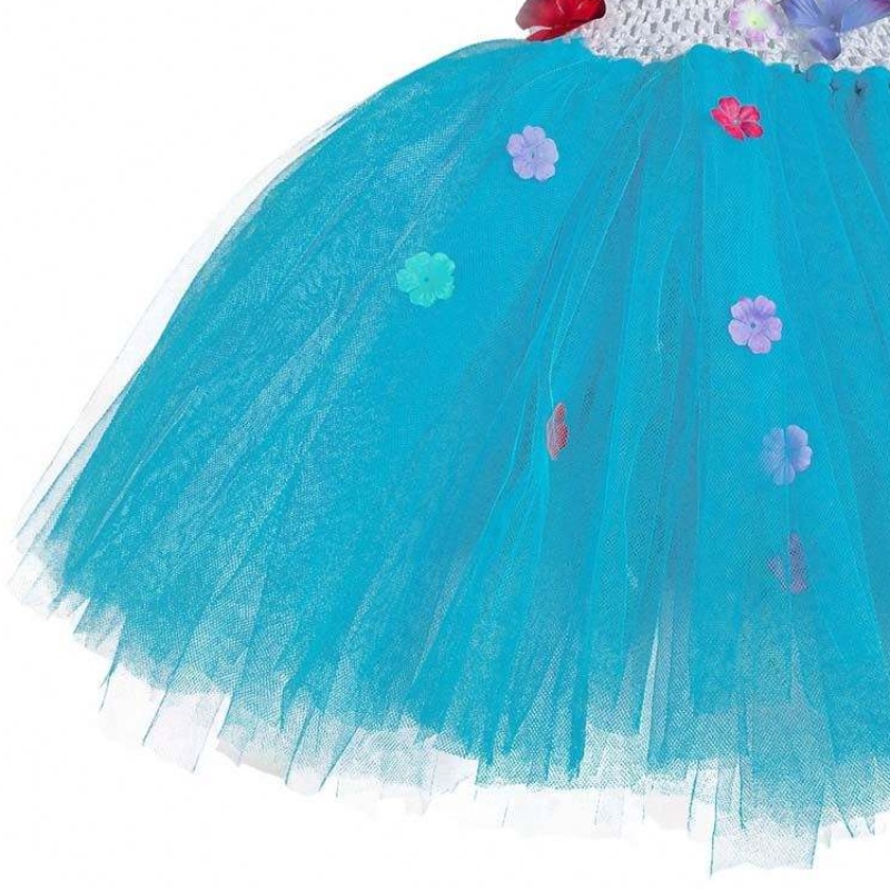 Halloween kleding Kinderen Haak TuLle Fluffy Flower Encanto Mirabel Tutu-jurk HCIS-015