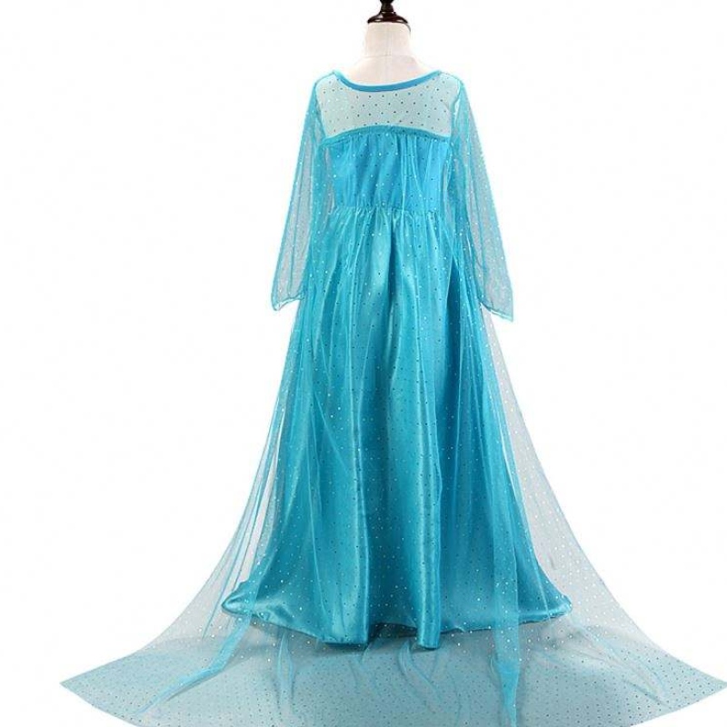 2021 Elsa 2 Halloween -rok Girls Jurk Tailing Gedrukte paillin Princess Children \\'s Dress Bxlstw