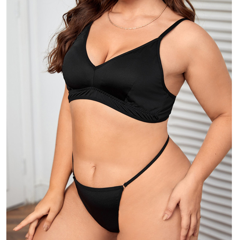 Solide sexy lingerie set comfortabele ondergoedset