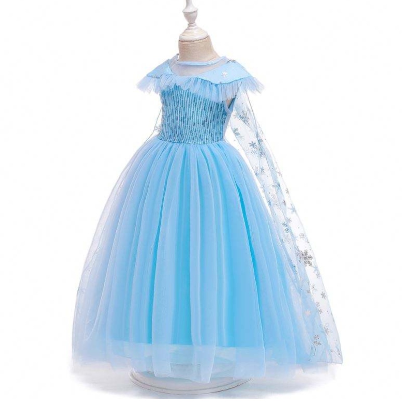 Groothandelnieuwe kinderen kleding Elsa prinses jurk kinderkostuums meisjes jurken