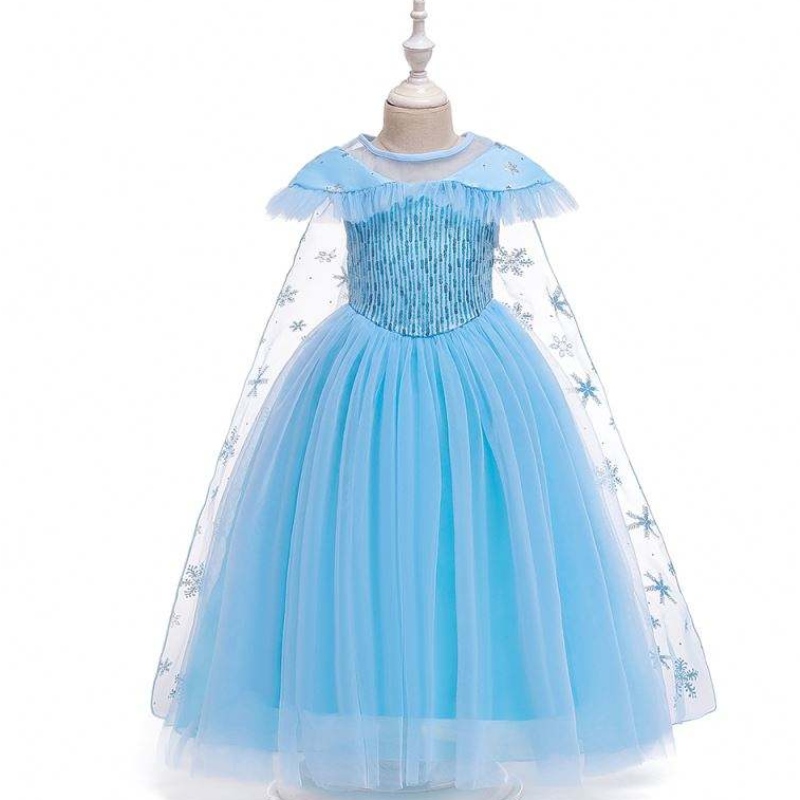 Groothandelnieuwe kinderen kleding Elsa prinses jurk kinderkostuums meisjes jurken