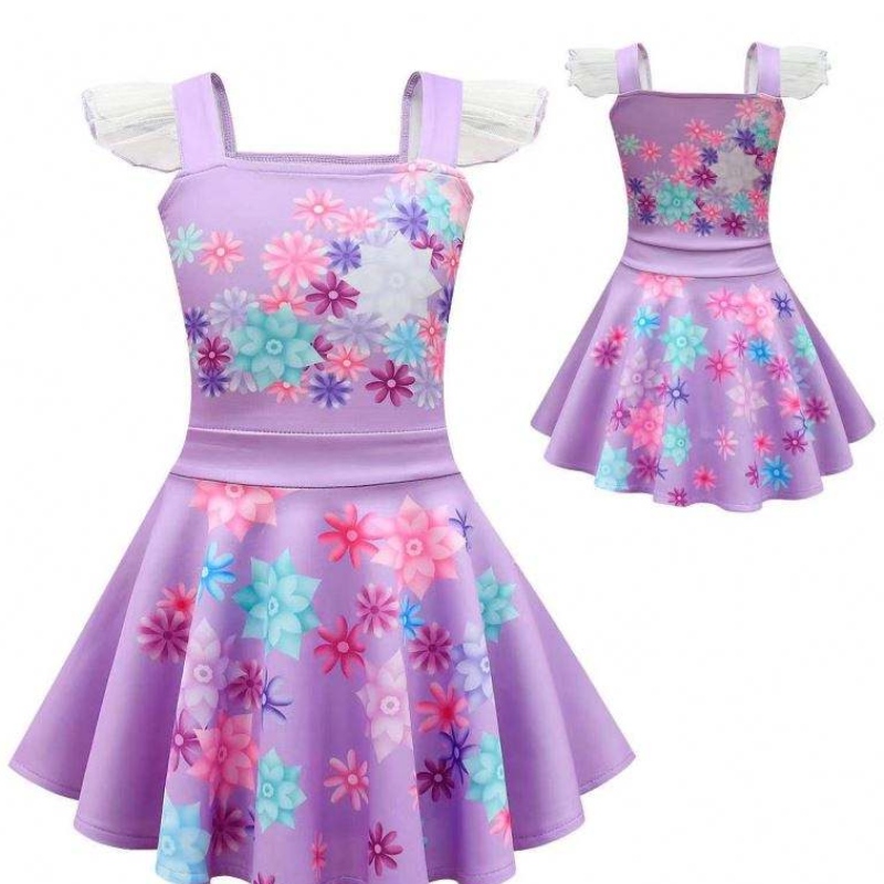 TV&movie Cosplay Purple Dress Girls Princess Kostuum Kinderen Fancy Dress Party Kids Cosplay