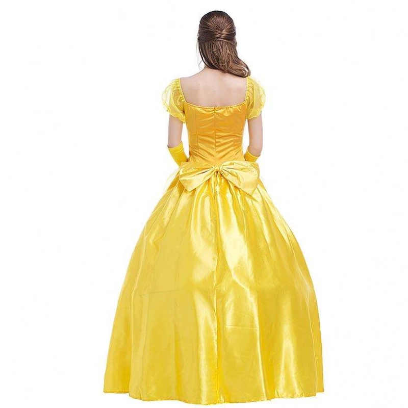 Cosplay Belle Princess Dress Lady Dresses for Beauty and the Beast Women Party Clothing Costuumes