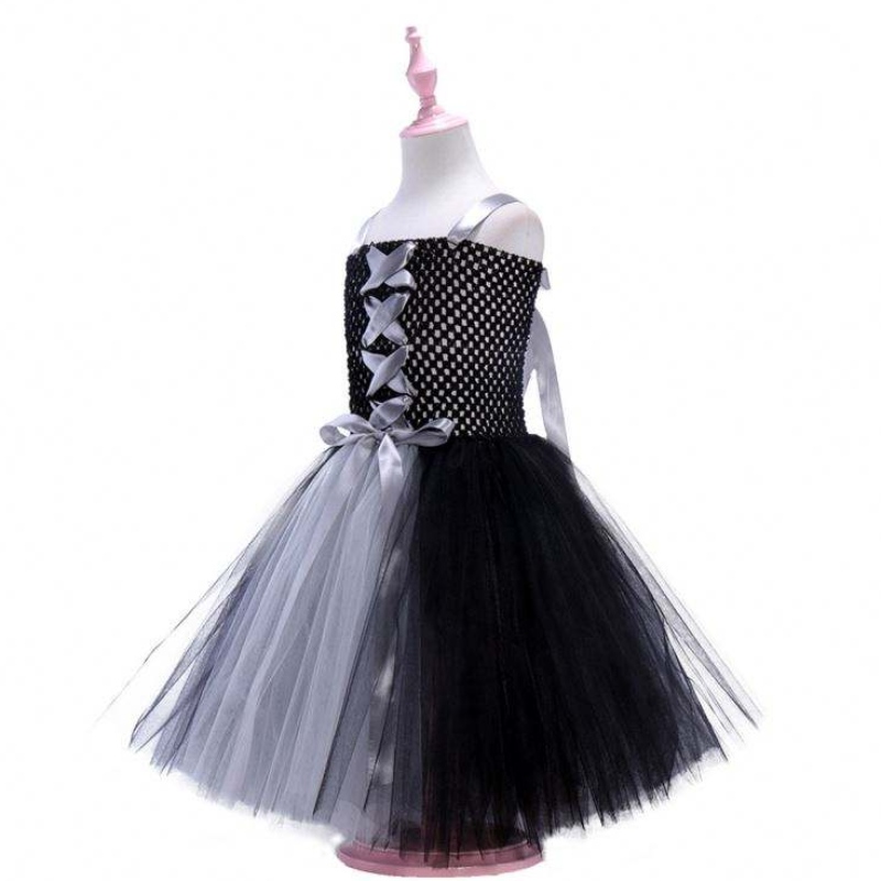 Kleine kleding Halloween Sleeping Spell Witch Dress Girl Mesh Tutu Rok Cosplay Kostuum