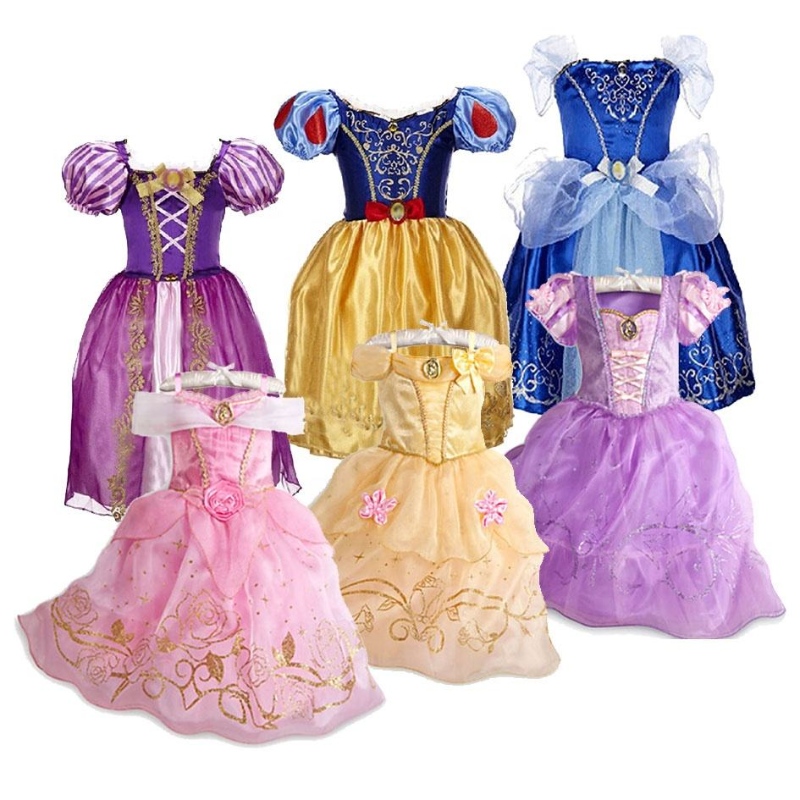 Girl Dresses Magic Full House Children \\ 's Cosplay Princess Dress Kid Girls Cartoon Princess Dress voor de zomer