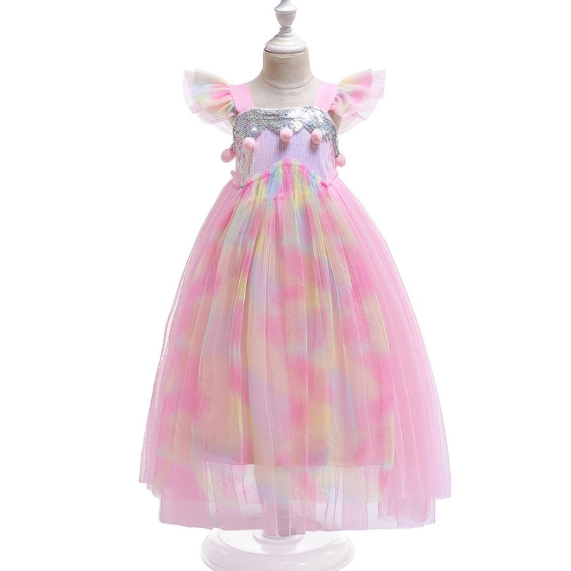 Hot Sale Mooie prinses Kinderen Kleding Draag Verjaardagsfeest