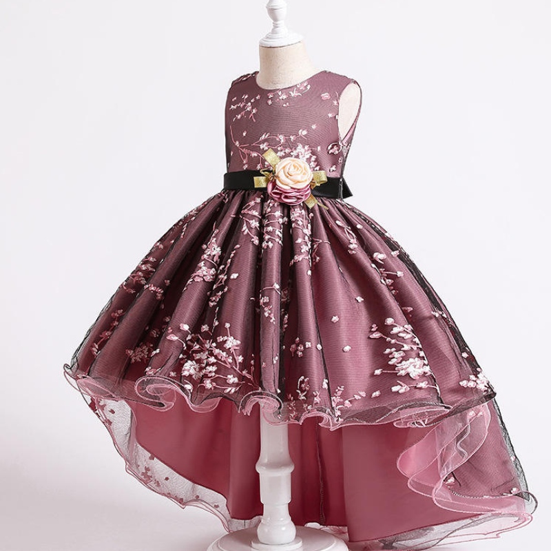 2022 Pageant vintage jurk kinderen feest eerste bruidsmeisje jurken voor meisjes kinderen kostuum trouwjurk meisje babyvestido tiener