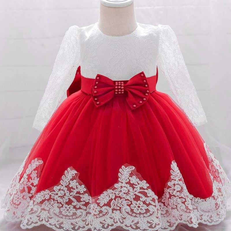 Baige kleine meisje kleding pasgeboren baby bruiloft feest bruidsmeisje jurk voor baby meisje l1940xz