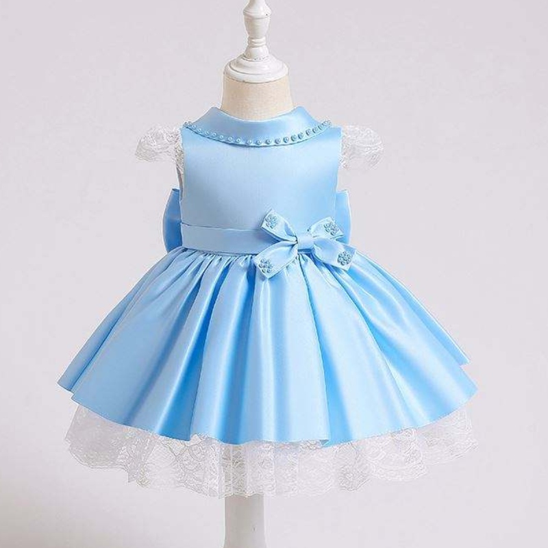 Baige pasgeboren baby cake jurk kinderen jurken kinderen eerste doop pailletten tutu kleding xz003