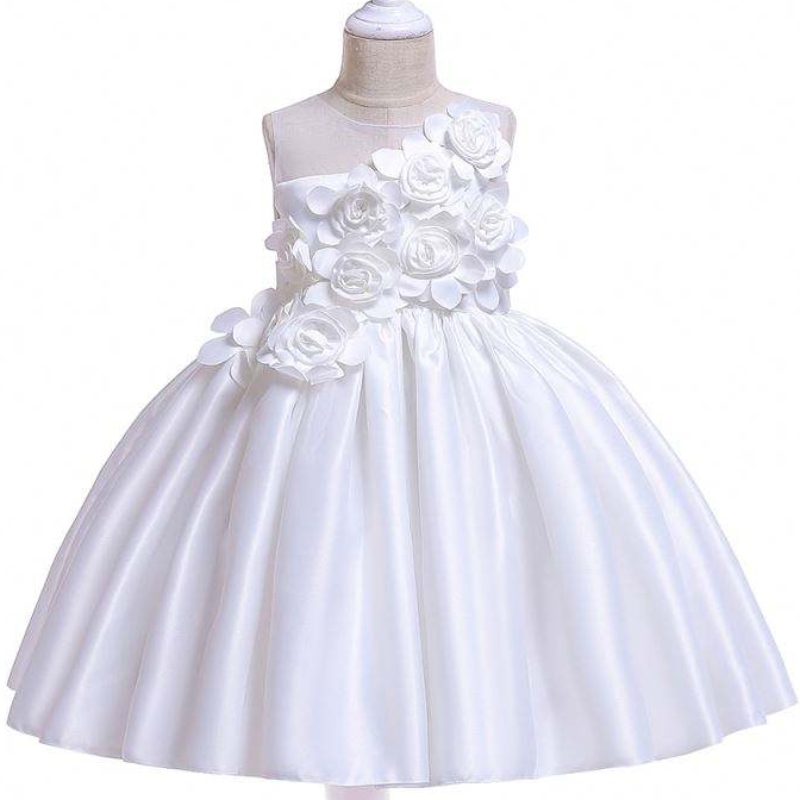 Groothandel bruiloft baljurk prinses baby bloemenmeisje mode verjaardagsfeestje jurk l5068