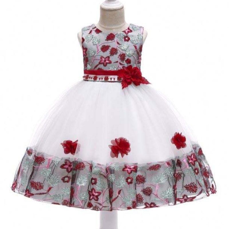 Bestseller kinderen bloemen feestjurk kinderen chicine meisje japon baby mini verjaardag kleding l5045