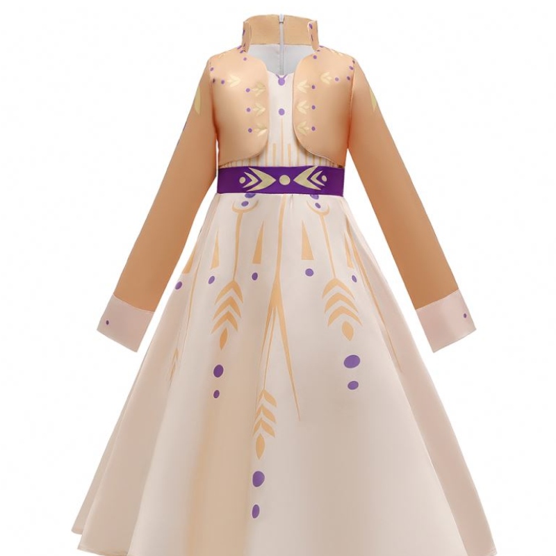 Baigenieuwe Elsa Anna Girls Princess Jurk Halloween Cosplay Kostuum Girls kostuumjas BX1662