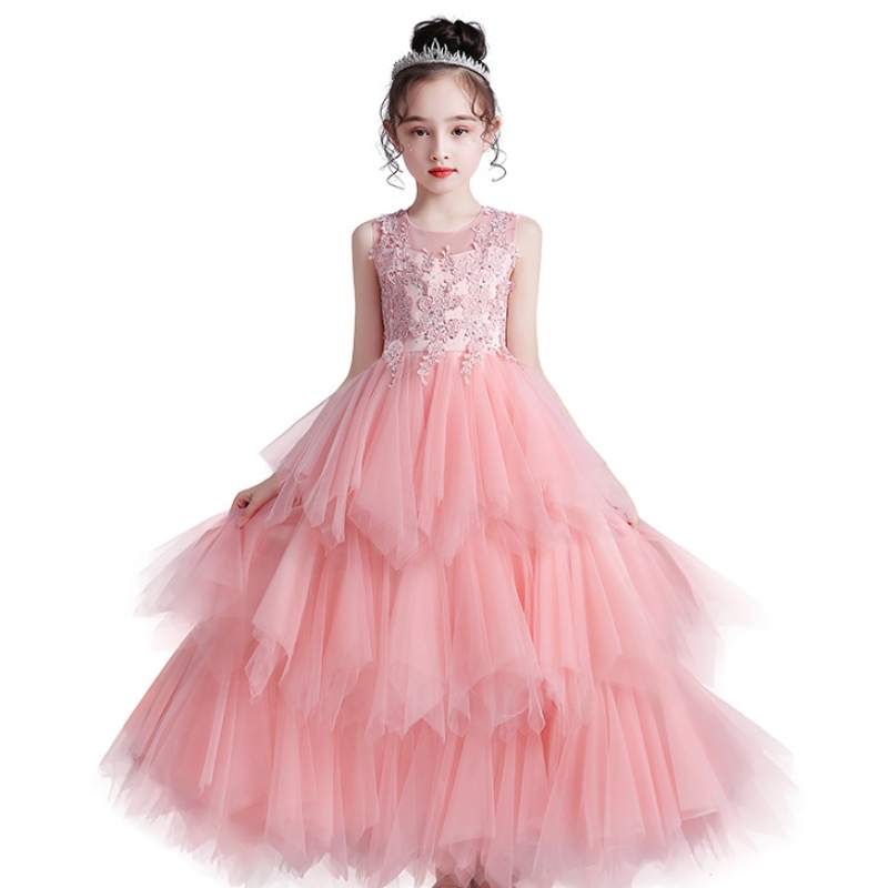 Kids Princess Dress Flower Party Jurken Factory Outlet Elegante trouwjurk voor meisjes