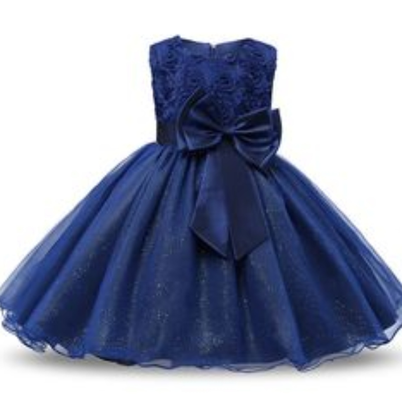 Meisjes kerstjurk voor kinderen kanten bloem prinses jurk kinderen grote boog bruiloft verjaardagsfeestje vestidosnieuwjaar kostuum