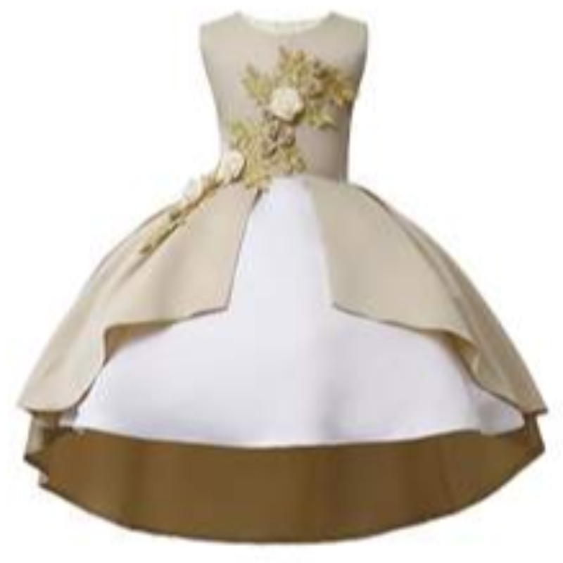 Baby kleding vintage geborduurd feestje draag bloem kleine meisjes \\ 'jurken