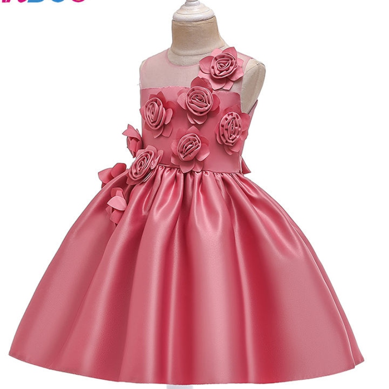 Ansoo Girls Jurk Kerstmis Elegante prinsesjurk Kinderjurken voor meisjes Wedding Party Ball Jurk 2-12 jaar