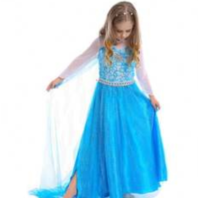 Baige tv&movie ellsa Anna Girl Party Performance jurken Halloween cosplay jurken kostuums