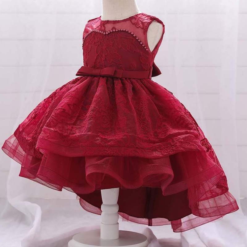 2020 Nieuw ontwerp Kinderen Kleding Baby Frock Design Foto's Bloemmeisjes Jurken T1939XZ