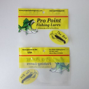 Cartoon transparante verpakkingszak