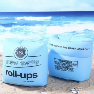 opblaasbare zwemring spattende mouw opblaasbare armring