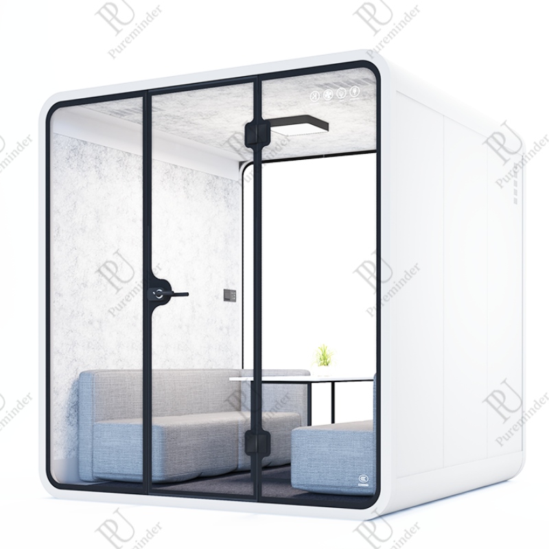 Pureminder XL Size geluiddichte stand privé Portable Silence voor thuis- en kantoorbijeenkomst