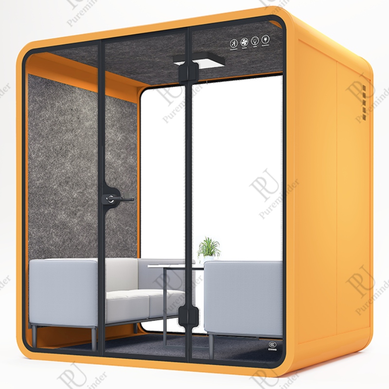 Pureminder L Size geluiddichte stand privé Portable Silence voor vergadering, kantoor en buiten