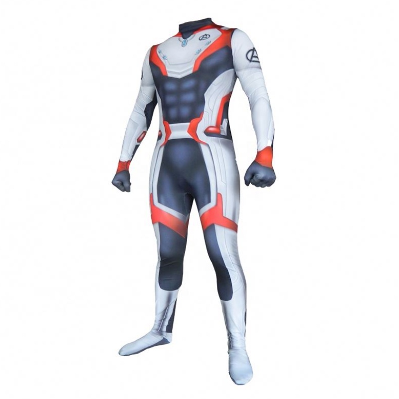 ECOPARTY NIEUWE STYLE Avenger 4 eindspel Quantum rijk coole superheld cosplay zentai bodysuit jumpsuits voor mannen volwassenen kostuums