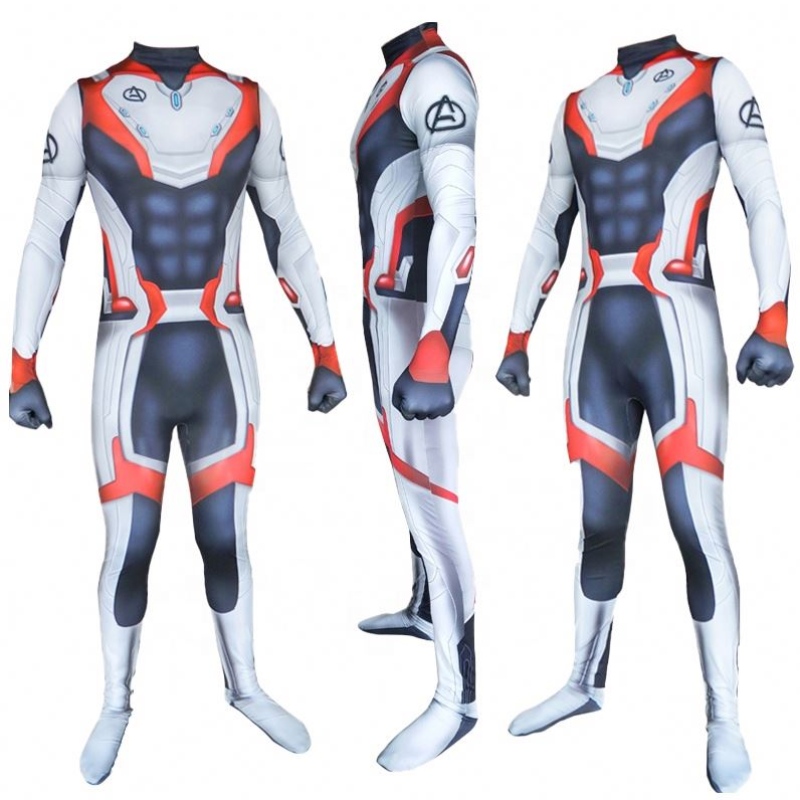 ECOPARTY NIEUWE STYLE Avenger 4 eindspel Quantum rijk coole superheld cosplay zentai bodysuit jumpsuits voor mannen volwassenen kostuums